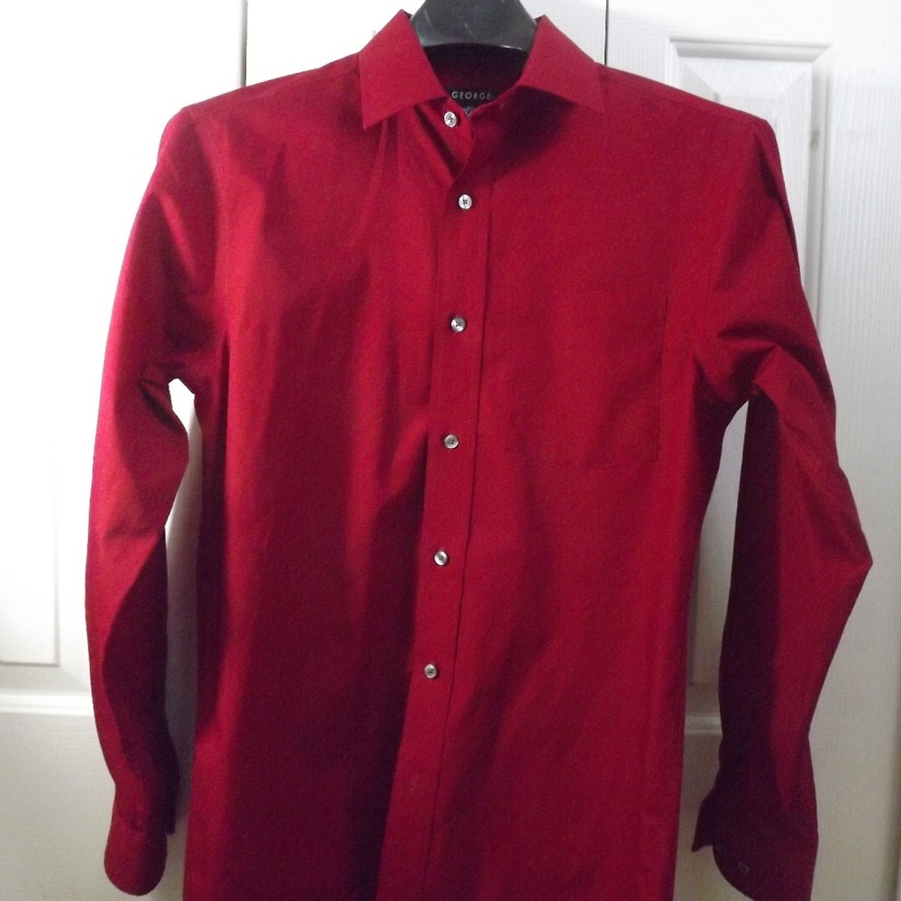 George Mens long sleeve dress shirt